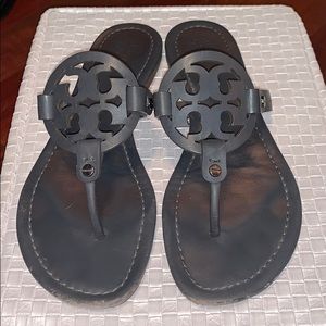 Tory Burch Miller Leather Thong Sandals